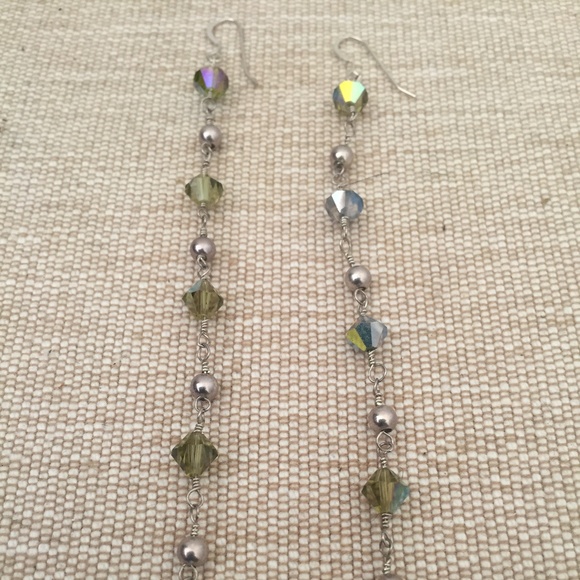 Beaded Dangle Earrings - Picture 1 of 5